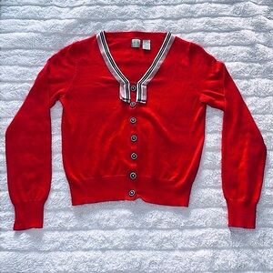 HWR ribbon collar cardigan size M